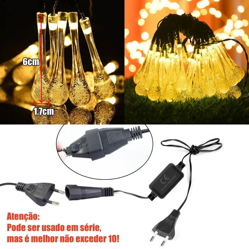 Luminária Gota D'água em led