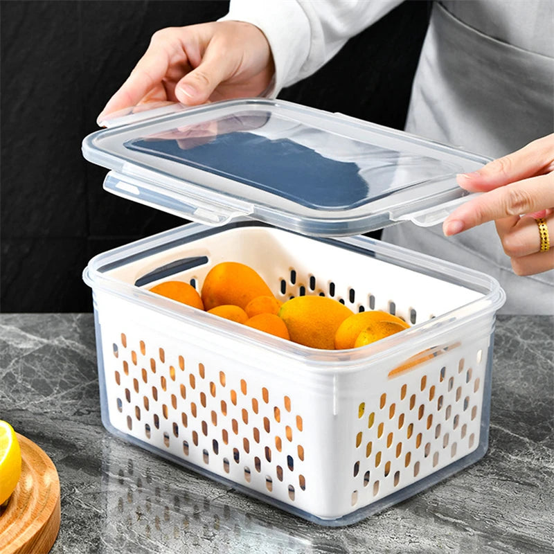 Organizador De Geladeira, Legumes Frescos, Caixas De Frutas.